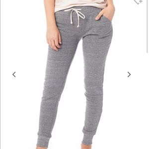 Alternative apparel eco gray joggers sweatpants